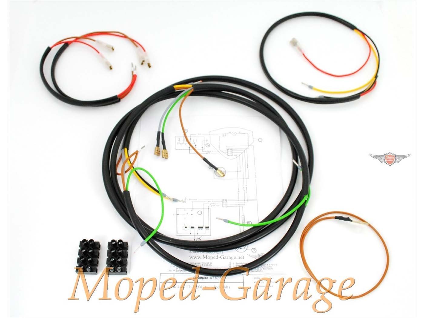 Wiring Harness Florett For Kreidler LF - F, Moped Mokick