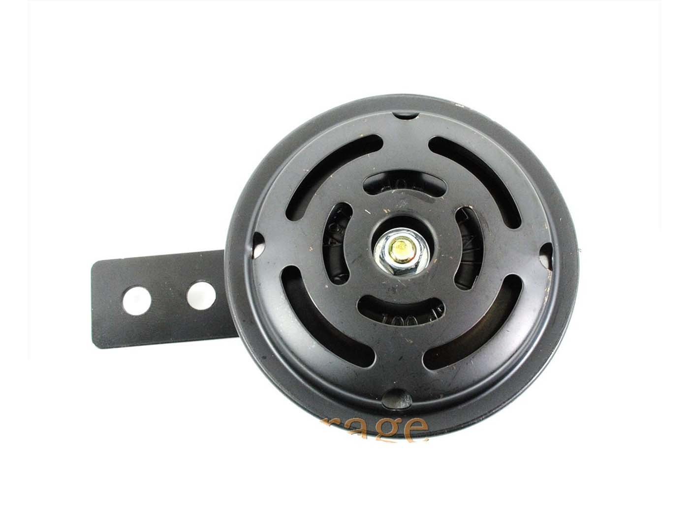 Horn 6V 9W 70mm Black For Kreidler Florett, Zündapp, Hercules, Puch, Simson, DKW, KTM, Moped, Moped, Mokick