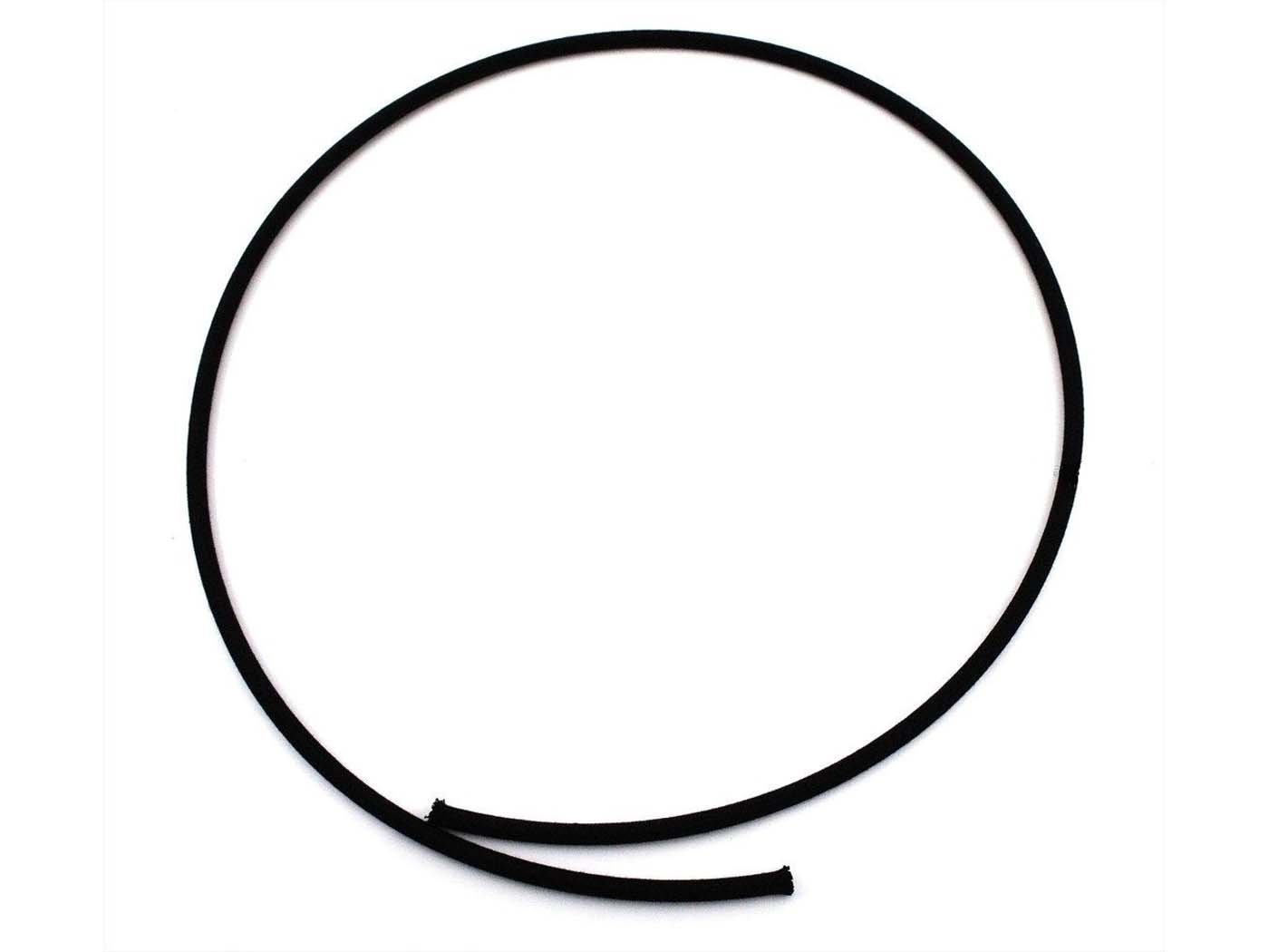Cable Cover Goebel Cotton 4mm 1 M Black For Moped, Moped, Mokick, Motorcycle