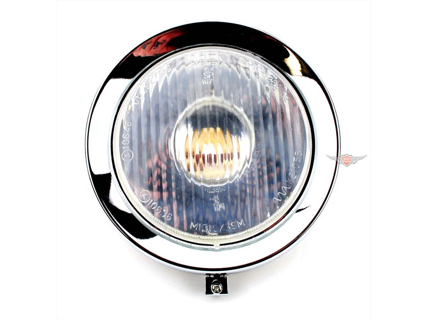 Headlight 130mm Chrome For Zündapp KS 50 GTS C