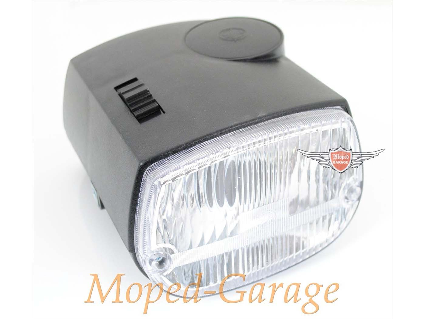 Headlight Black For Piaggio Vespa Ciao, PX, Citta