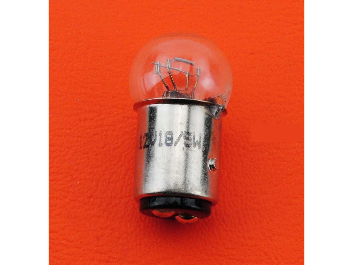 Tail Light Bulb 12 Volt 18/5 Watt 15mm For Zündapp, Kreidler, Hercules, Puch