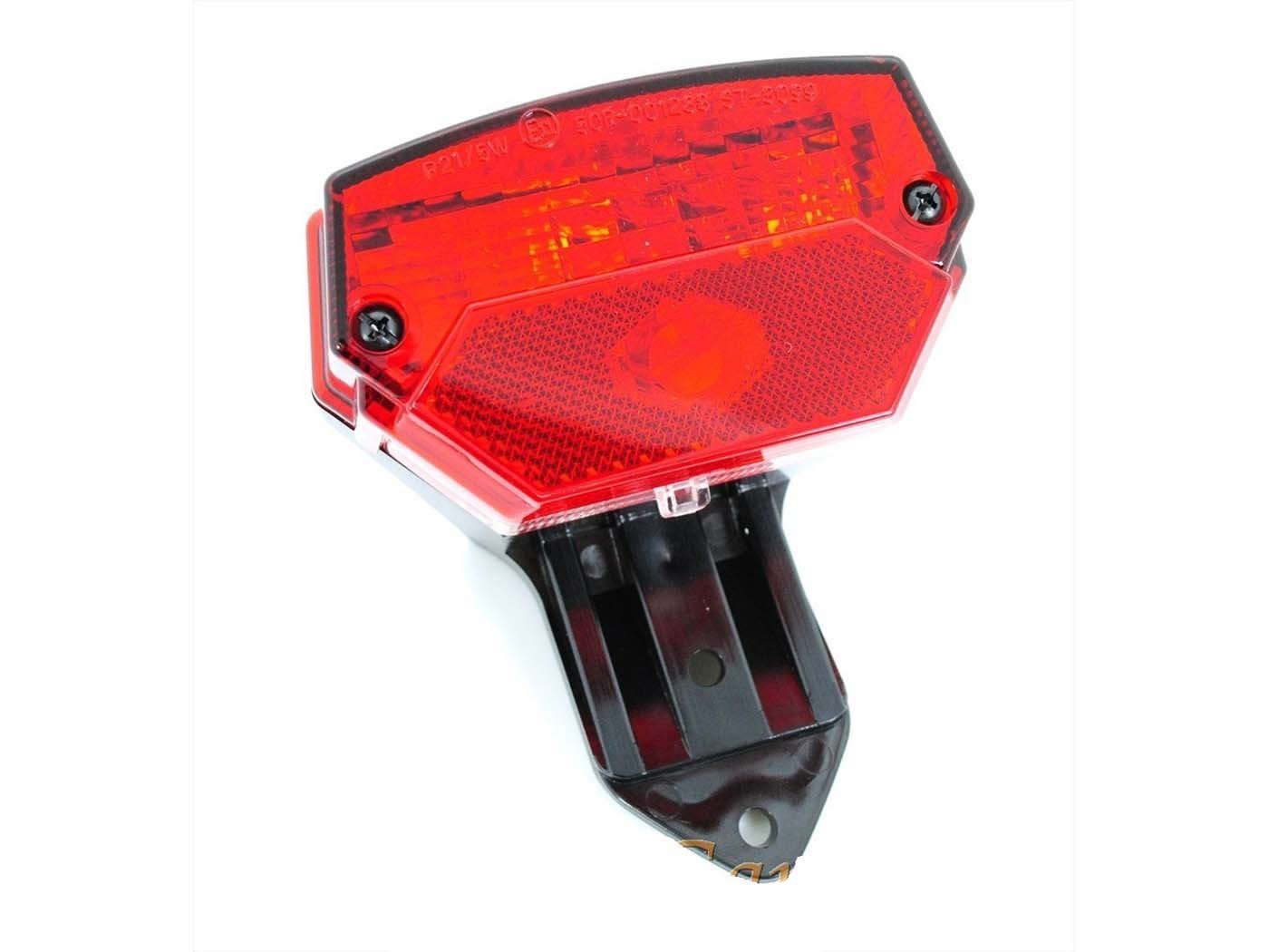 Rear Light Type 110mm 63mm 75mm 95mm High 45mm Wide 30mm 6 Volt 21/3 Watt For Hercules MK 1, 2, 3, K 50, Kreidler Florett RS, RMC, Zündapp, Puch, Mopeds, Mopeds, Mokicks, Mopeds