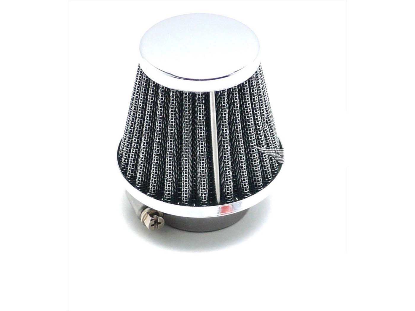 Air Filter 39mm Chrome For Zündapp, Kreidler, Hercules, Puch, Simson Moped, Moped, Mokick, KKR, Scooter