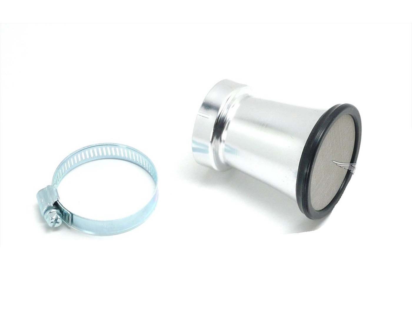 Intake Funnel Aluminum 42mm Connection 75mm Total Length 65mm Funnel For Zündapp, Kreidler, Hercules, Puch, Simson