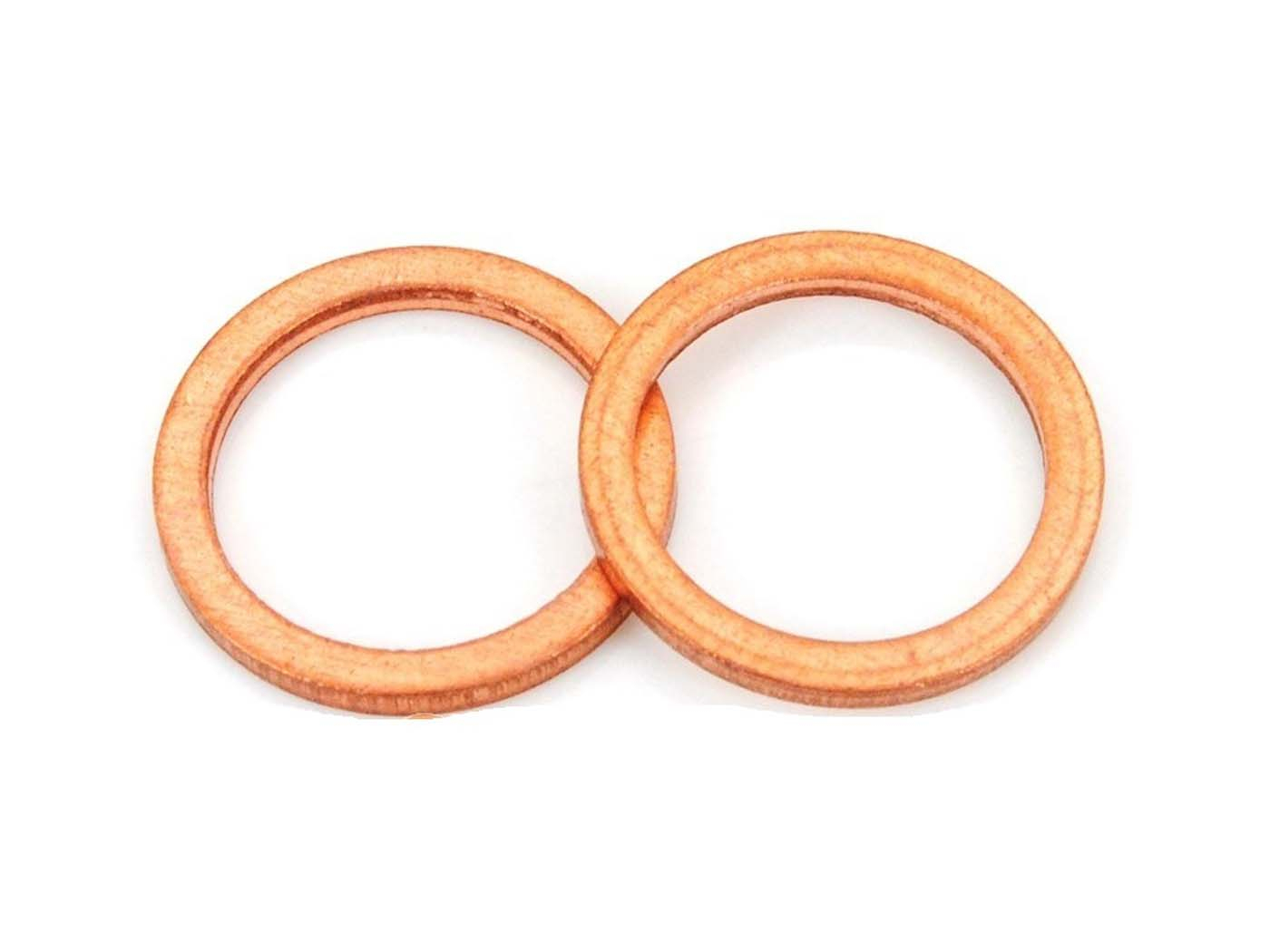 Sealing Ring Set Copper 2 Pieces For Kreidler Florett RMC RM LF LH, Flory