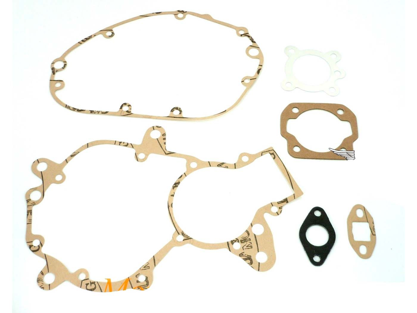 Engine Gasket Set Athena 6-piece Paper For Puch Monza 4 S, SL, Imola X, GX, Racing 25, Grand Prix 3 Speed