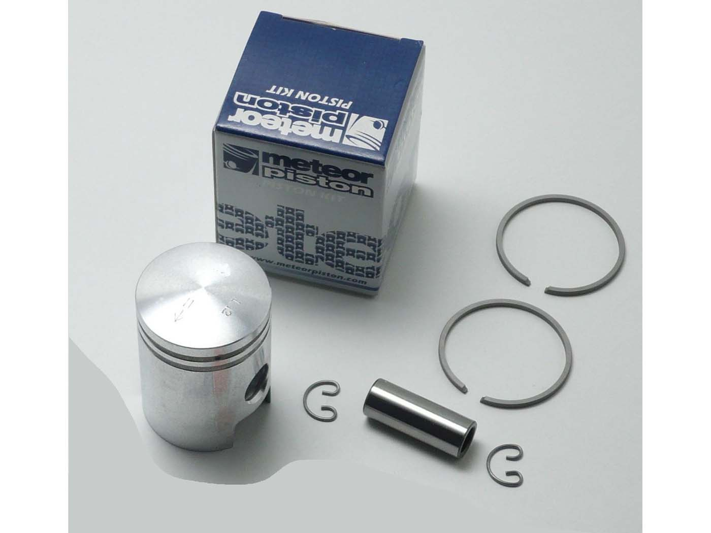 Piston Set Meteor Aluminum 37.98mm With Piston Rings For Hercules, Prima