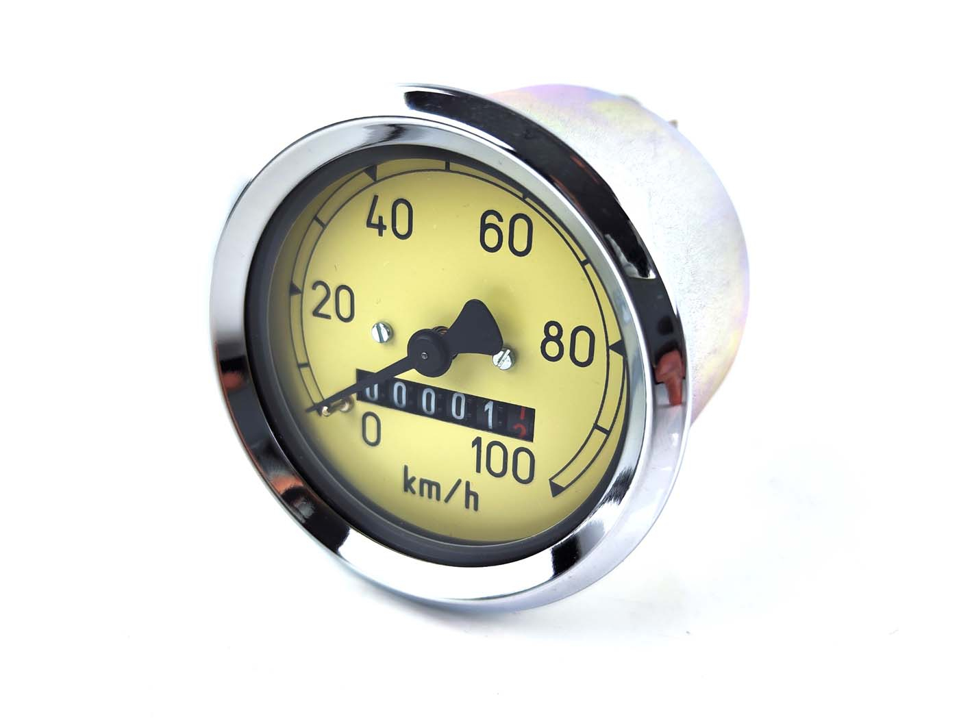 Speedometer 100 Km/h, 60mm Complete For MZ RT 125 / 1 2 3