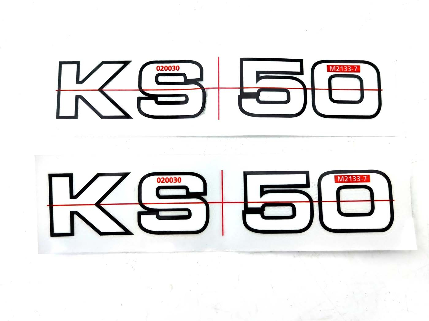 Side Cover Sticker Set For Zündapp KS 50
