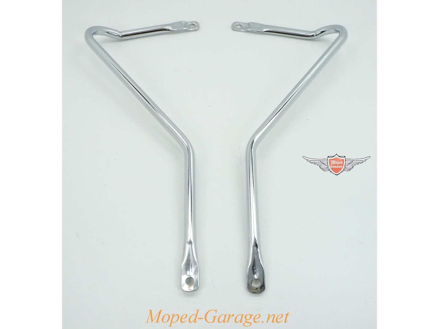 Crash Bar Set Chrome, As Original For Puch Maxi S