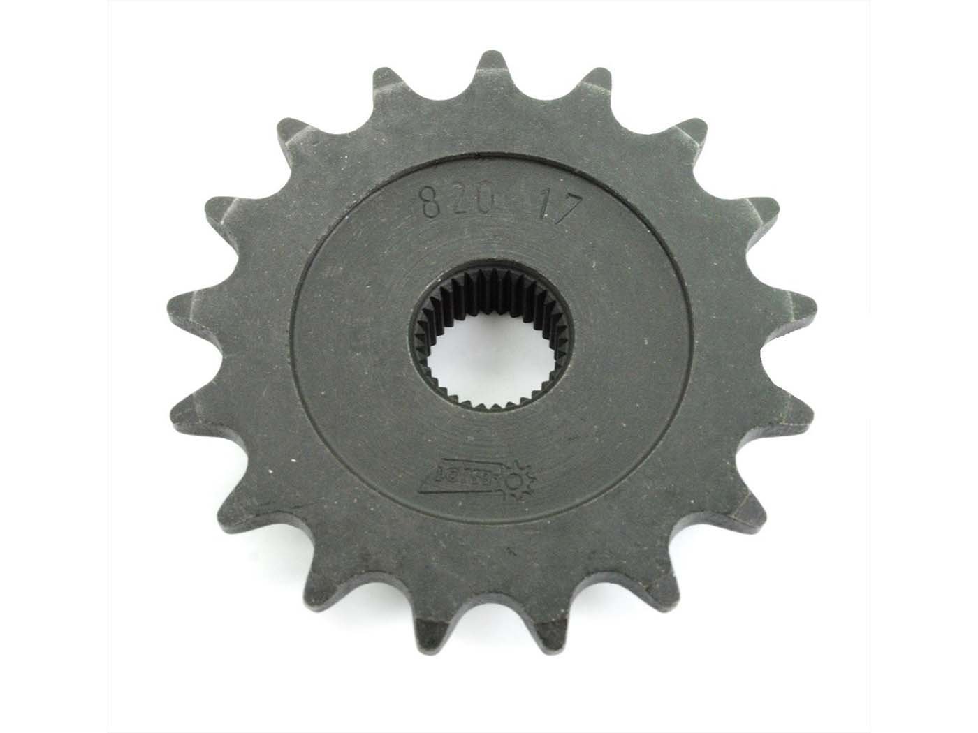 Pinion Esjot Steel 17 Teeth 17mm For Zündapp Hai 50 Enduro Mokick Type 448-110, CS 448-010, 448-011, GTS 517-39 L0, 529-020, 529-022, 529-023, 529-024, KS Super SL 517-012, RS Scooter 561-051, 561-06 Falconette