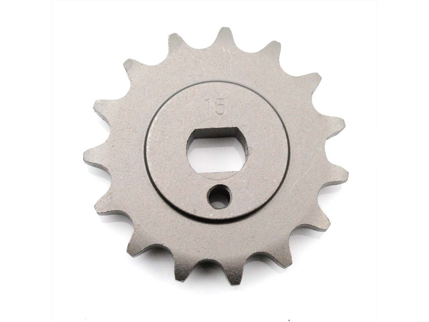 Sprocket Reinforced 15 Teeth 15x11mm Chain Type 415 For Kreidler Florett LF, LH, RMC, Flory MF 12, 13, 23