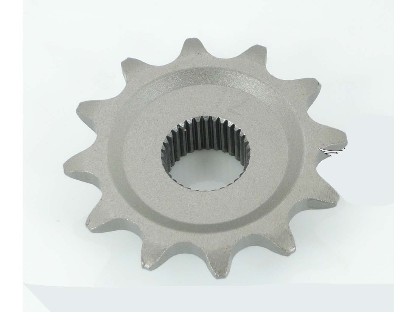 Pinion 12 Teeth 16.5mm Steel For Zündapp, GTS 50, CS CX Hai KS 50 Type 510, 75 511, Scooter R 561, Falconette