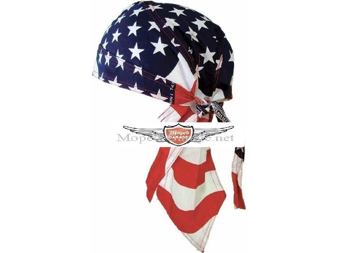Headscarf USA Color Blue White Red For Moped Mokick
