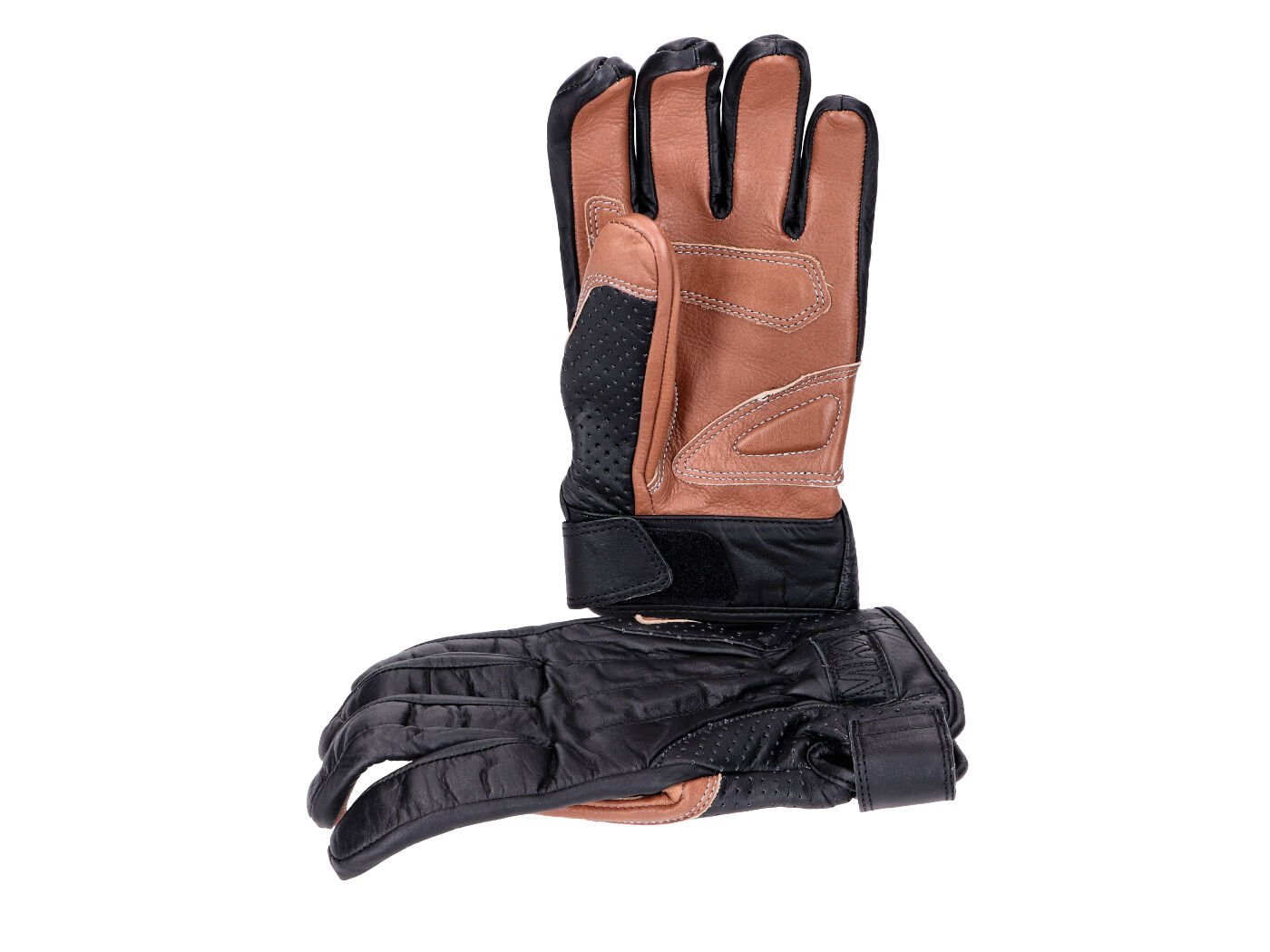 Gloves Pro Tour Black/Brown Leather - Size 8 / S