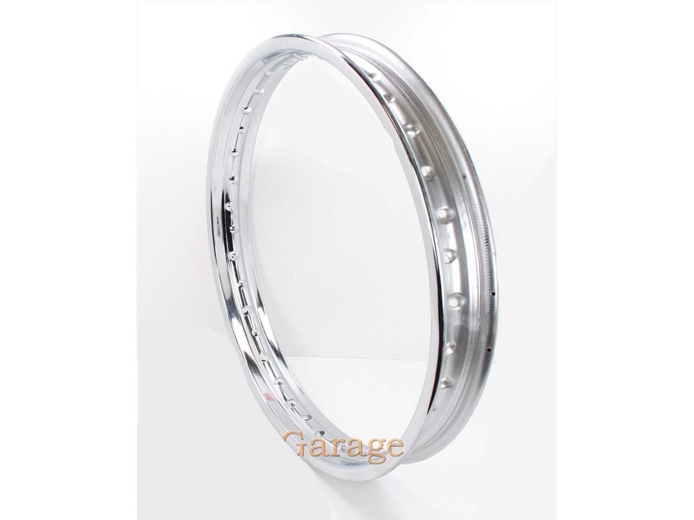 Chrome Rim 1.85 X 19 Inch 36 Hole 7mm For Moped, Moped, Mokick, Motorcycle