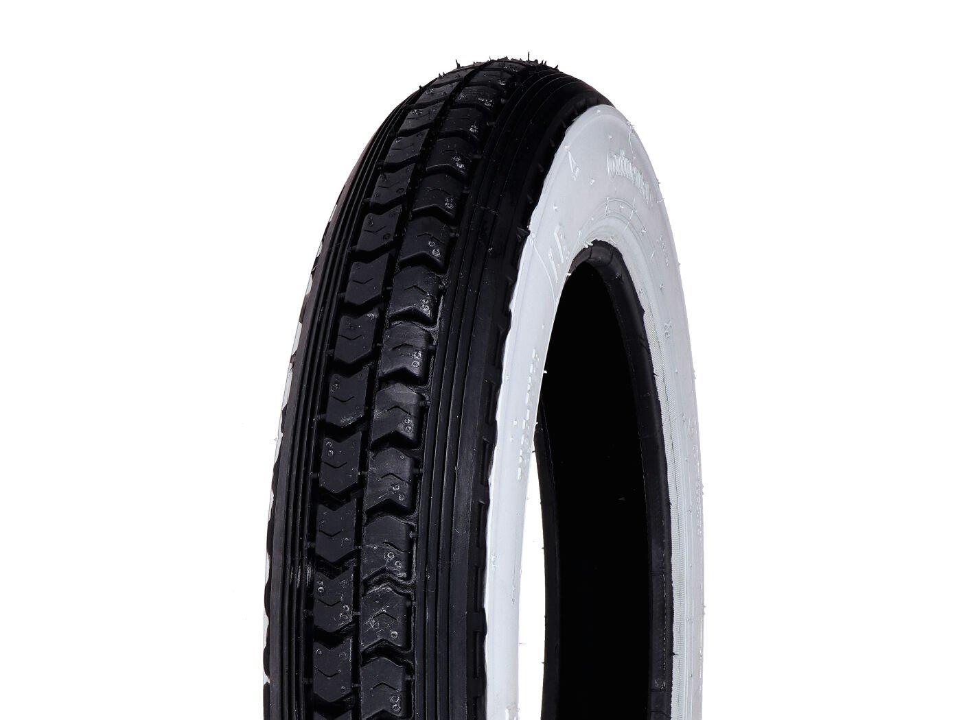 Continental Whitewall Tire 3.00 X 12 47J TT For Motor Scooters, Vintage Cars, Classic Vehicles