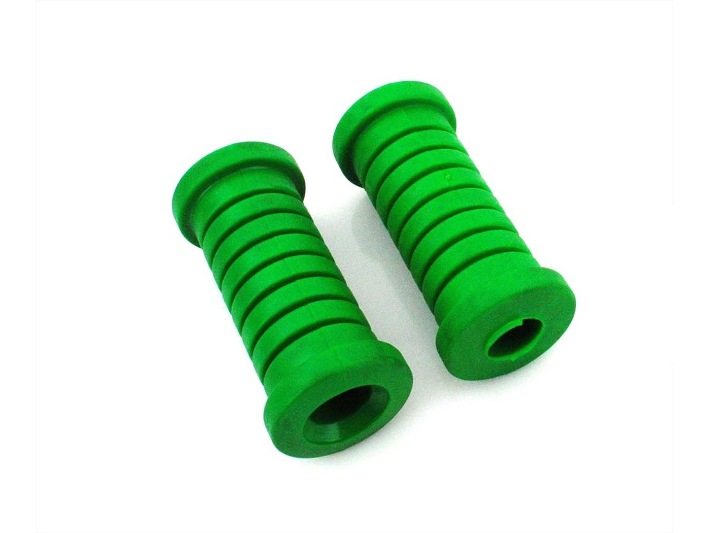 Passenger Footrests Rubber Set Green Open For Simson Schwalbe Star S50 S51 S70 KR 51 53
