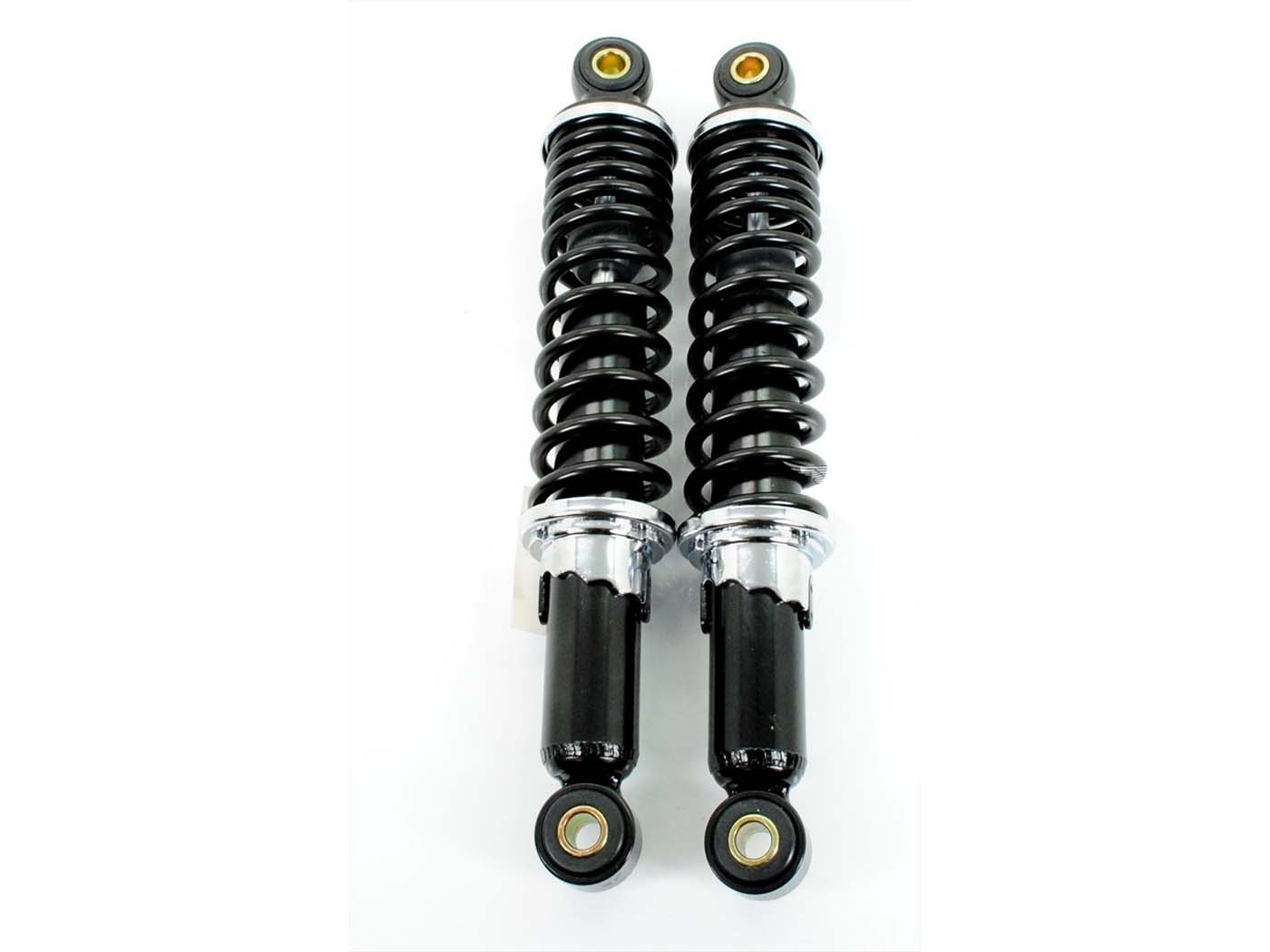 Shock Absorber Set DMP 280mm Black For Kreidler, Honda Camino, Vespa Citta, Puch Maxi, Tomos Moped, Moped, Mokick