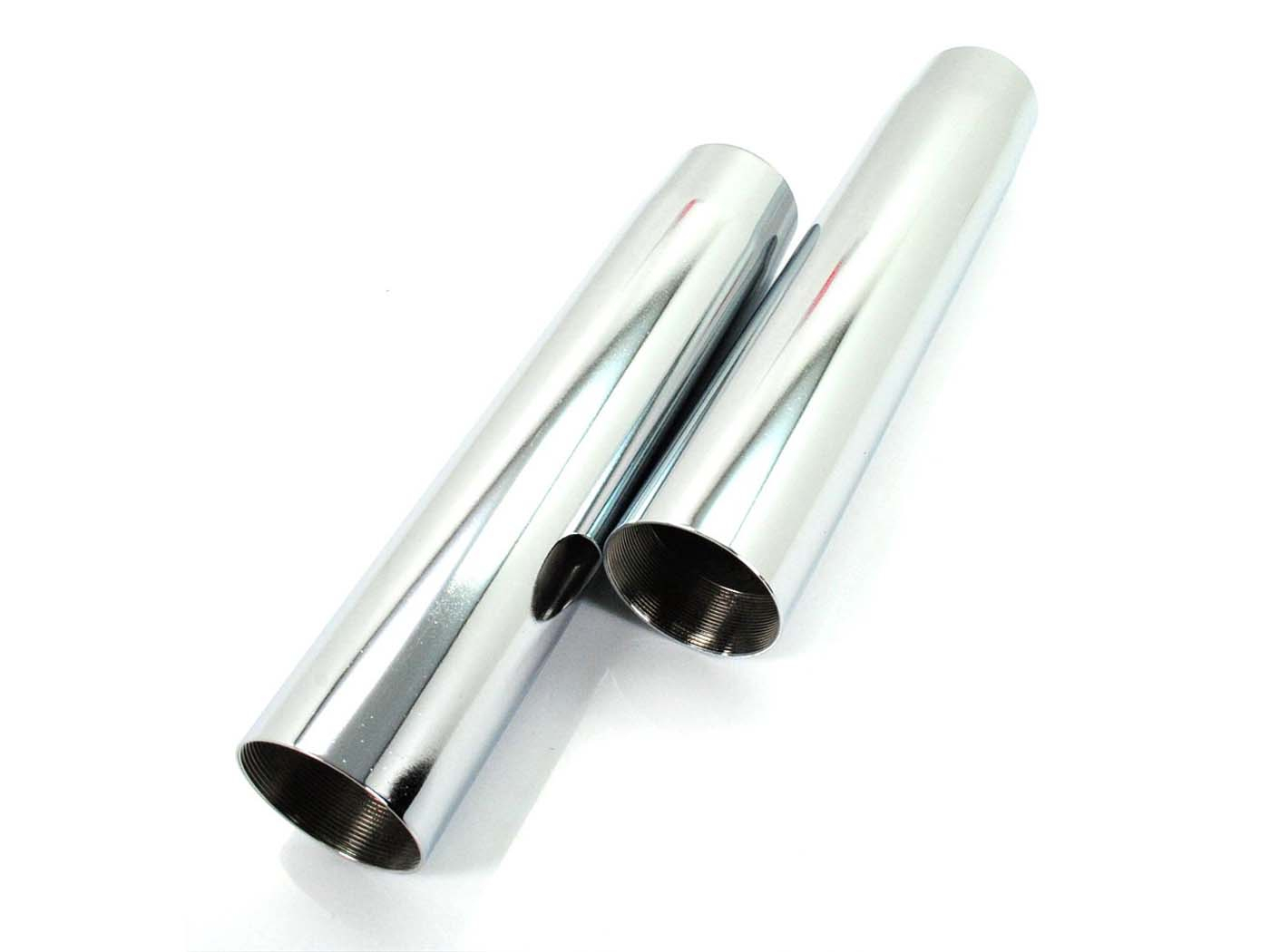 Shock Absorber Chrome Sleeves 215mm For Kreidler, Florett, Eiertank, LF, LH, RS, RM, TM