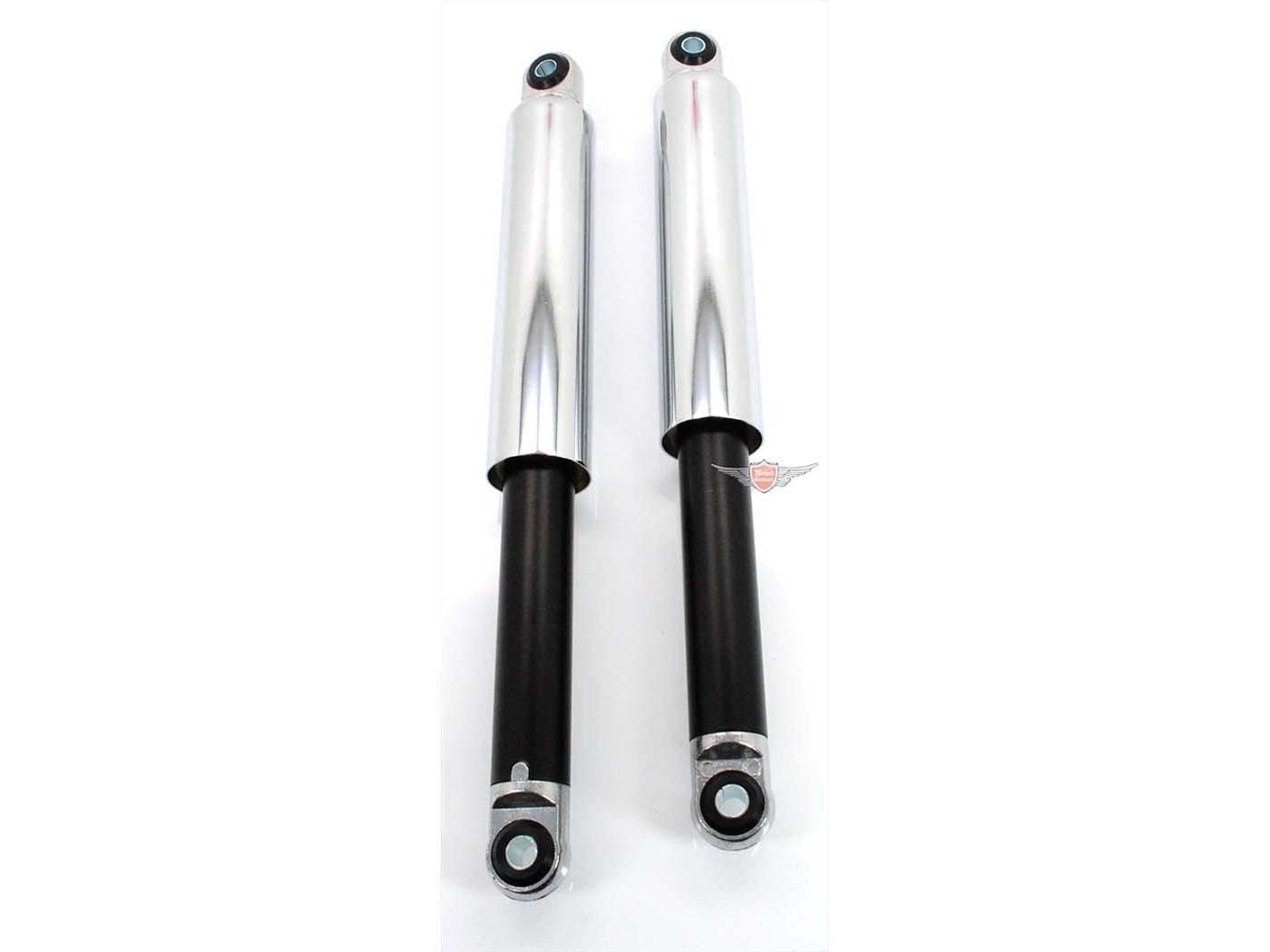 Shock Absorber Set IMCA 380mm Chrome/black