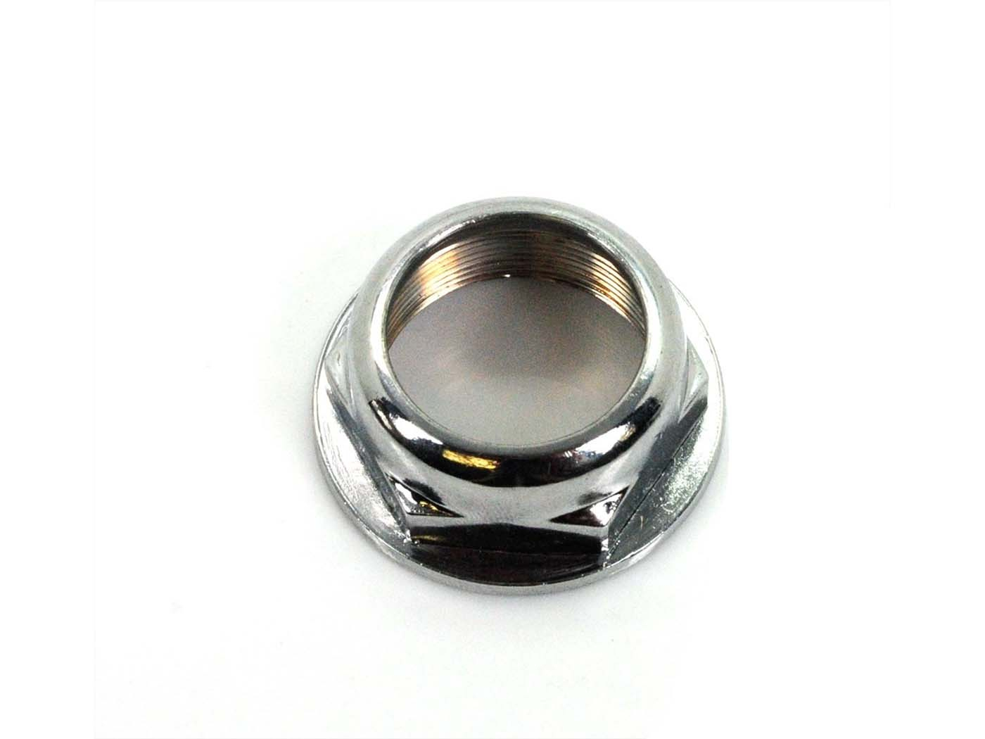 Steering Head Nut / Fork Nut Open Chrome For Puch Maxi S N X 30