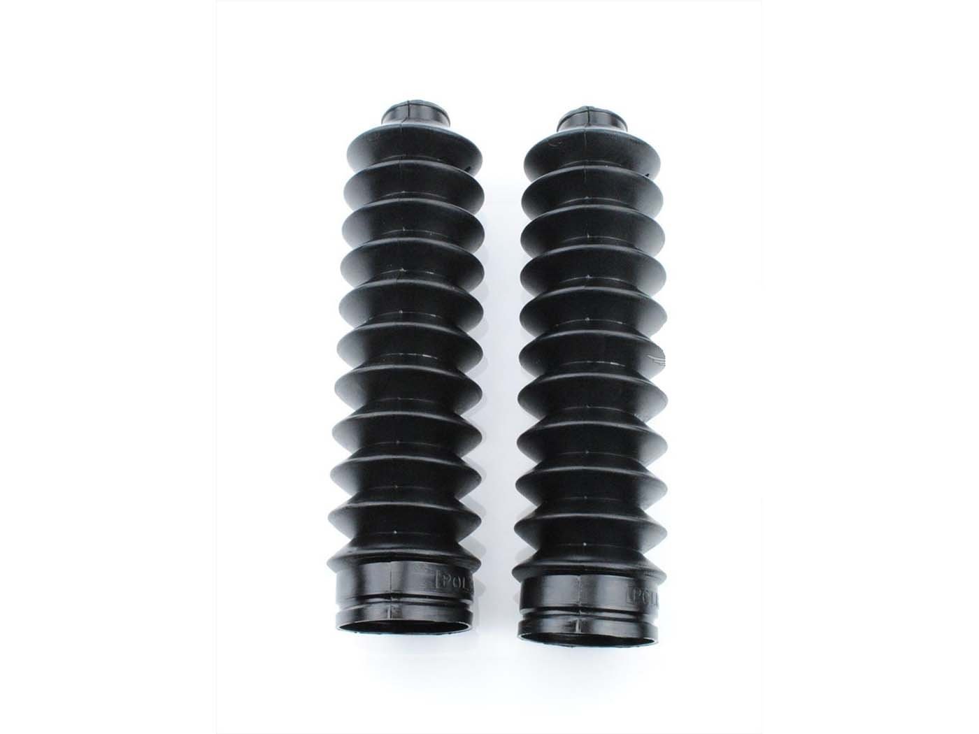 Front Fork Polisport Bellows Set Black 28x46mm 215mm For Yamaha