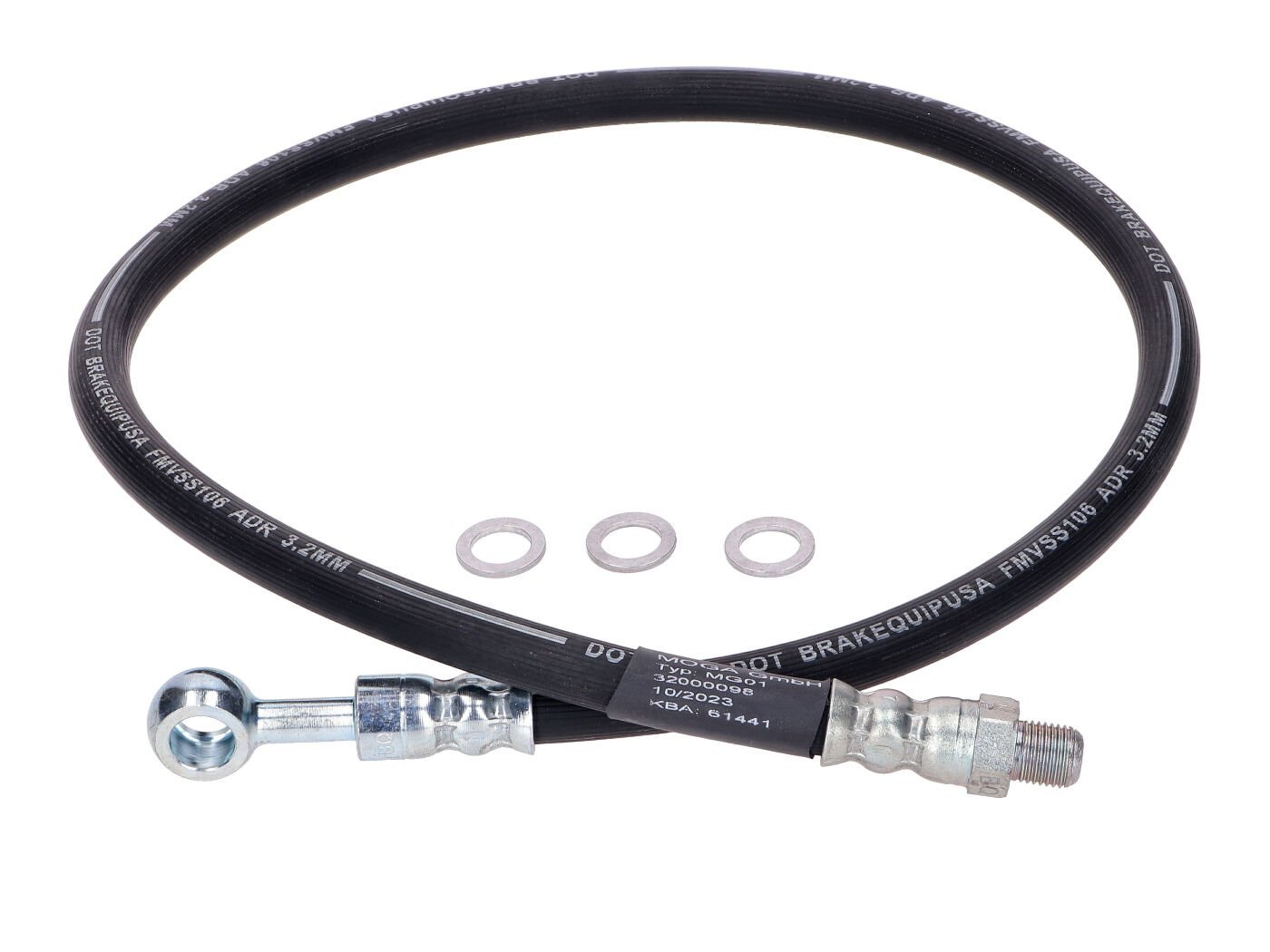Brake Hose Set 730mm For Hercules Ultra 50 / 80 1-3