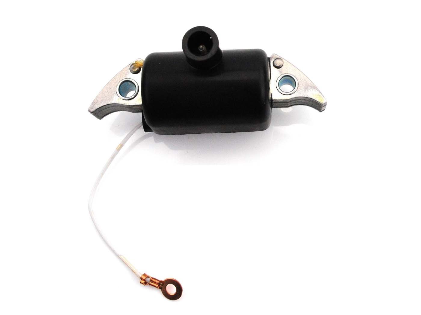 Ignition Coil Goebel Straight Black 46,5mm 4,5mm For Goebel, Hercules M1, M2, M3, Prima 1, 2, 2N, Göricke, Batavus, DKW, Garelli Duoped Bonanza, Zündapp Automatic Mofa Moped Type 442