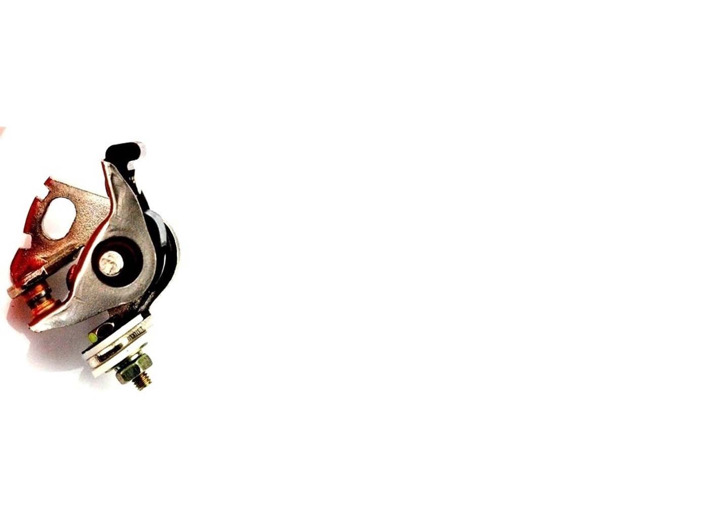 Ignition Contact Goebel Metal With Pin For Zündapp Bergsteiger M 25, 50, R 50 Scooter, Automatic Moped, ZA, ZB, ZD 10, 20, TS, ZR CS, CX, Hai, GTS, C, Kreidler Florett, Flory, MF, MP, Hercules MX 1, Prima, M, Puch Maxi, Monza X, DKW, Rixe, Bauer, Gritzne