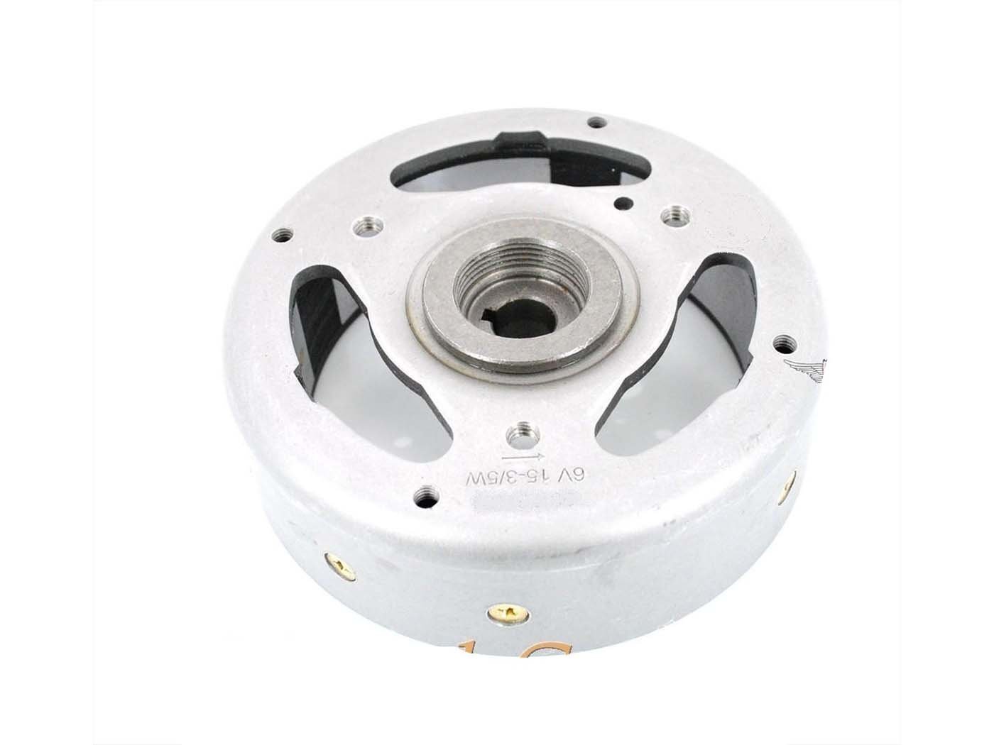 Pole Wheel 6V 15-3/5W Counter-clockwise 12x14.5mm For Kreidler Florett, Flory, MF, Zündapp Bergsteiger, CS, CX, GTS, C 50 Sport, Super, KS, ZD, ZL, ZR, Puch Maxi 2 Gang, Monza, KTM, DKW Mofa, Moped, Mokick, KKR
