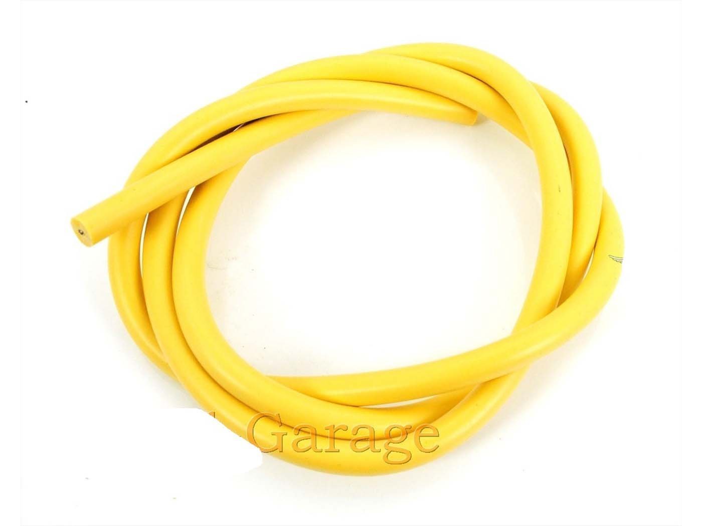 Ignition Cable Silicone 1 Meter Yellow 7mm For Zündapp, Kreidler, Hercules, Puch, KTM, DKW, Moped, Scooter, Motorcycle