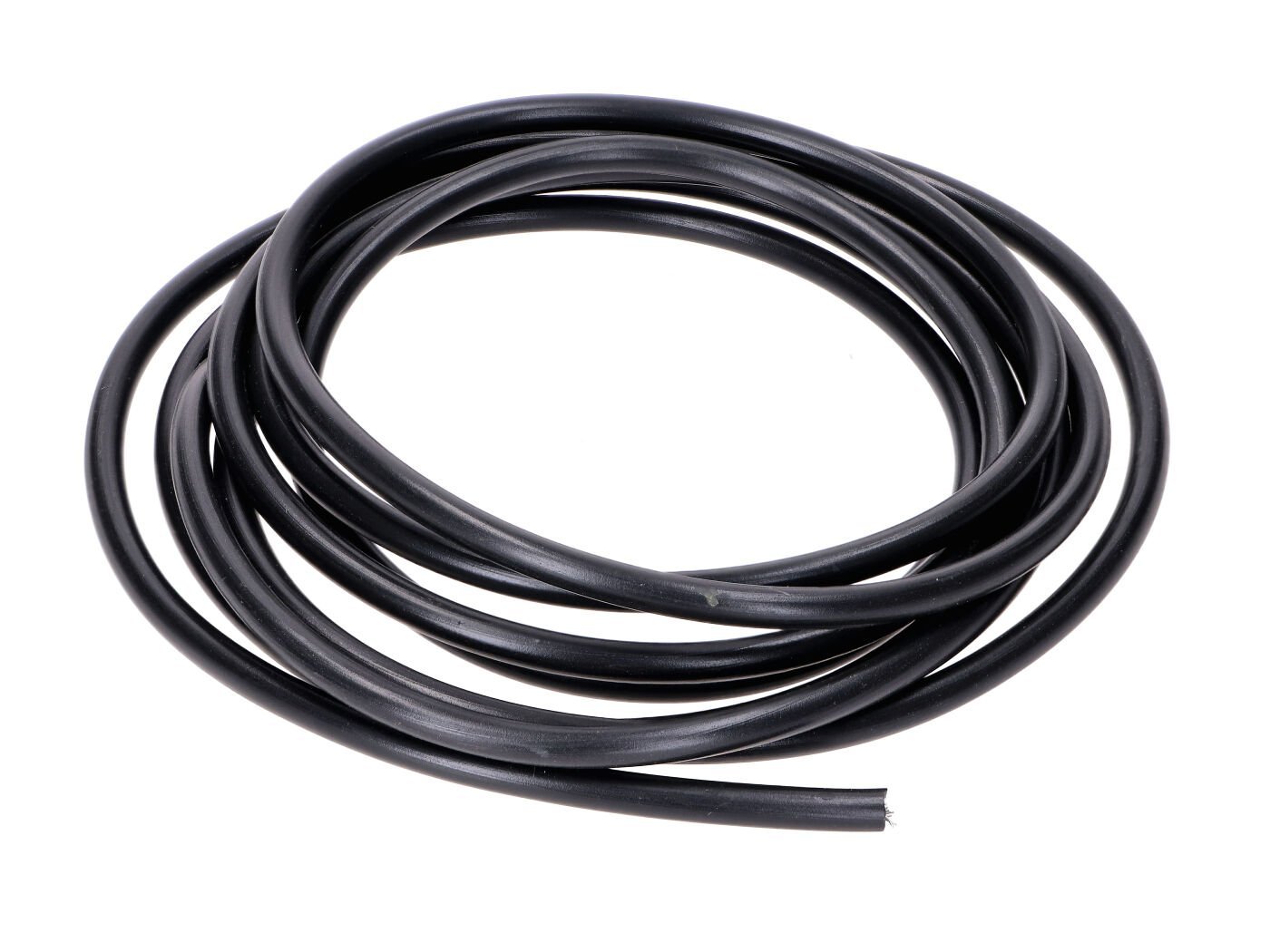 Ignition Cable Black 5mm 2m For Zündapp, Kreidler, Hercules, Puch, KTM, DKW, Moped, Scooter, Motorcycle