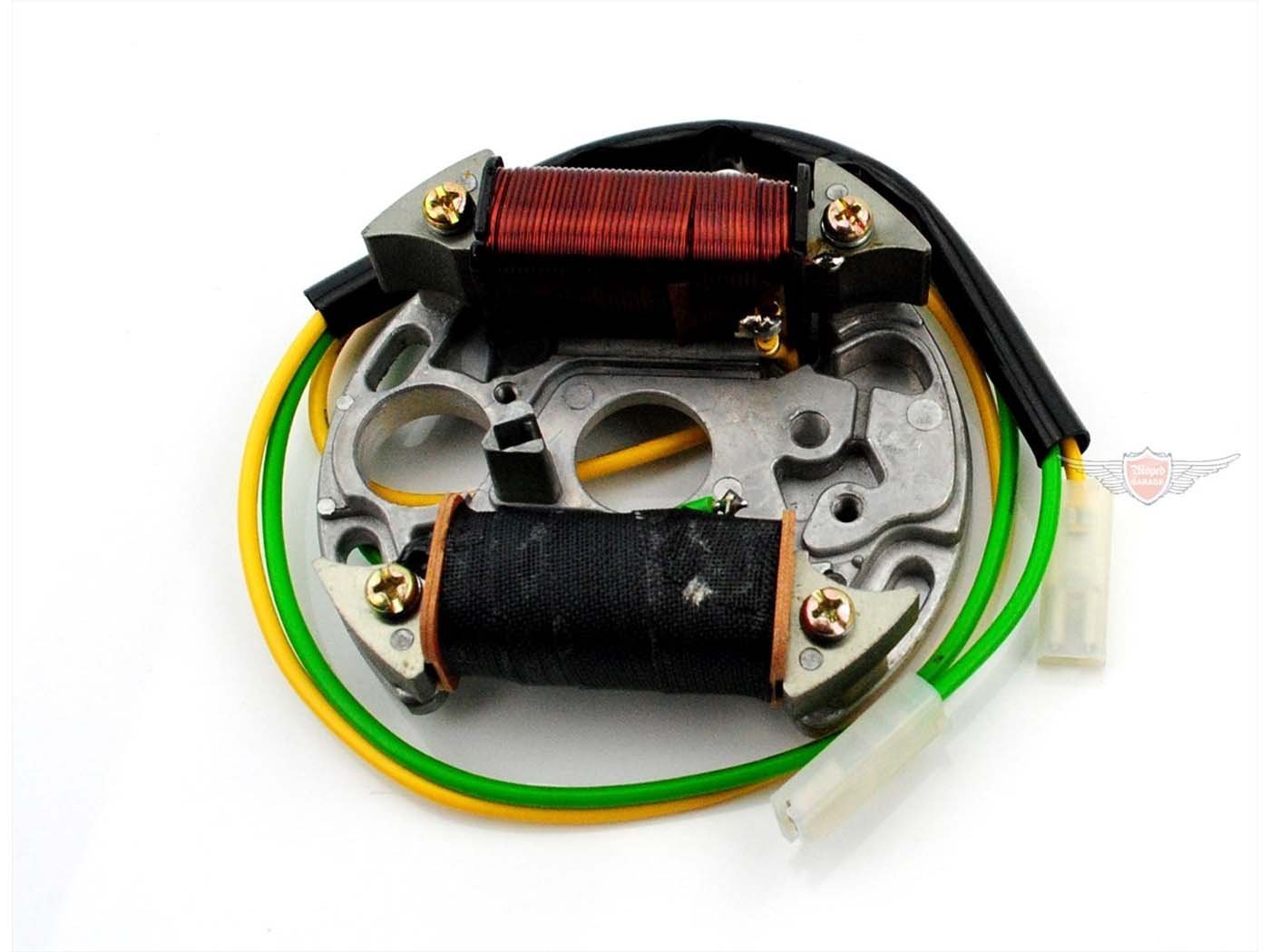 Base Plate Ignition 90mm With Primary Current And Light Coil For Hercules, Zündapp, Kreidler, Puch, Moped, Moped, Mokick