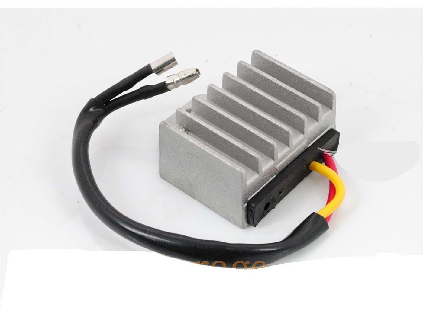 Voltage Regulator 12V Silver For Moped, Moped, Mokick, Scooter