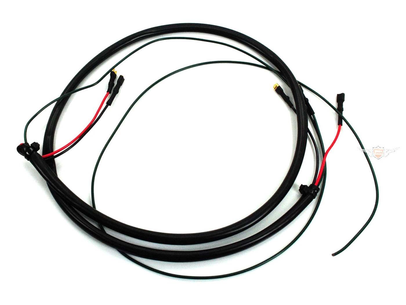Black Wiring Harness For Piaggio Vespa Ciao P