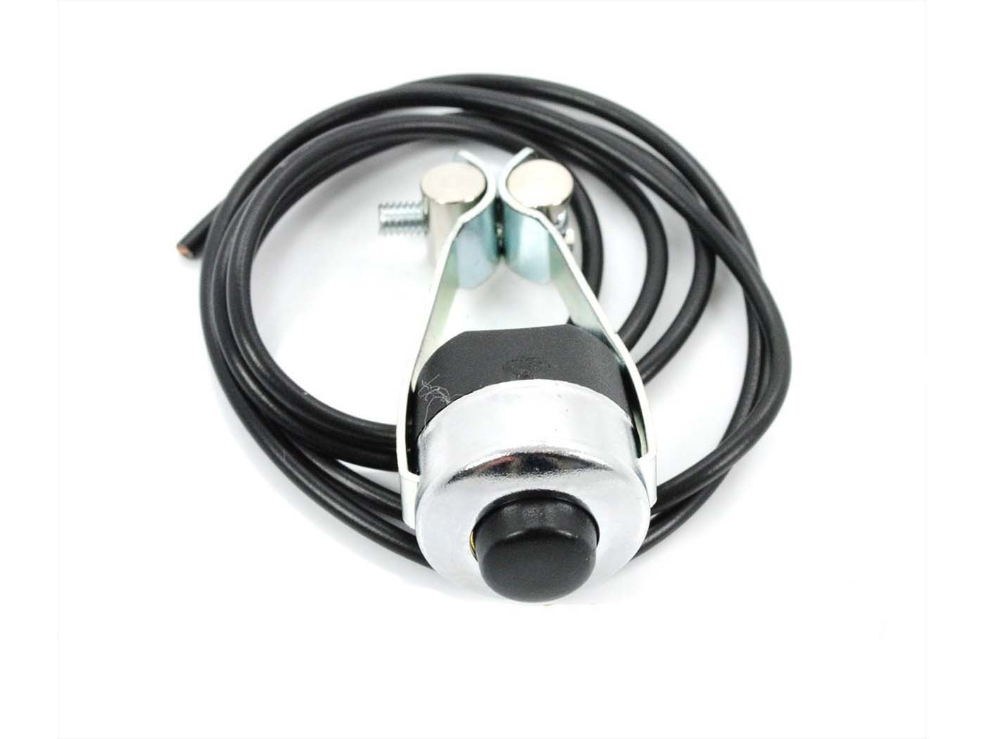 Chrome-plated Handlebar-mounted Switch For Zündapp, Kreidler, Hercules, Puch, Simson