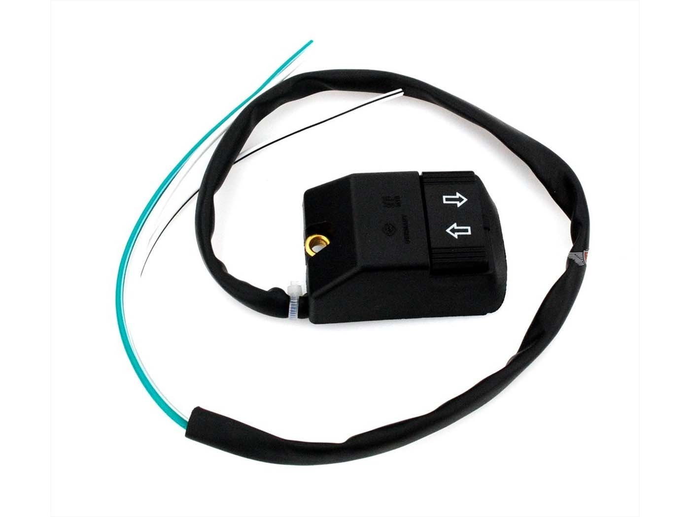 Turn Signal Switch Magura Rectangle Black 490mm For Kreidler Florett K 54, Hercules MK KX, Zündapp GTS KS CS CX C, Puch Monza, KTM, DKW, Rixe