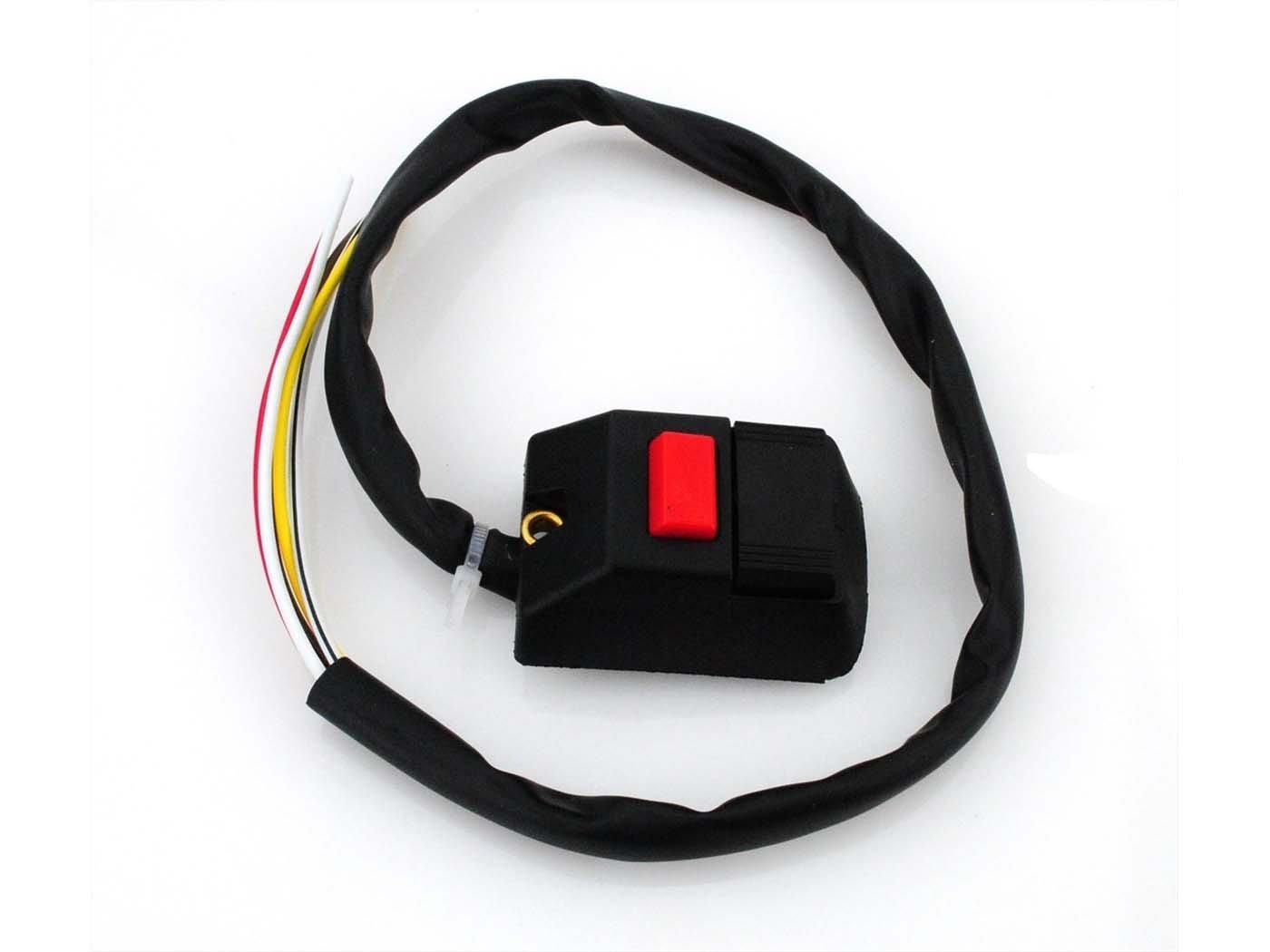 Switch Low/high Beam Horn Plastic Black For Zündapp GTS 50, C 50 Sport, CS, KS, Hercules K Ultra MK, Kreidler Florett 54, Puch, KTM, Rixe, DKW, Sachs Moped, Moped, Mokick = IP54806