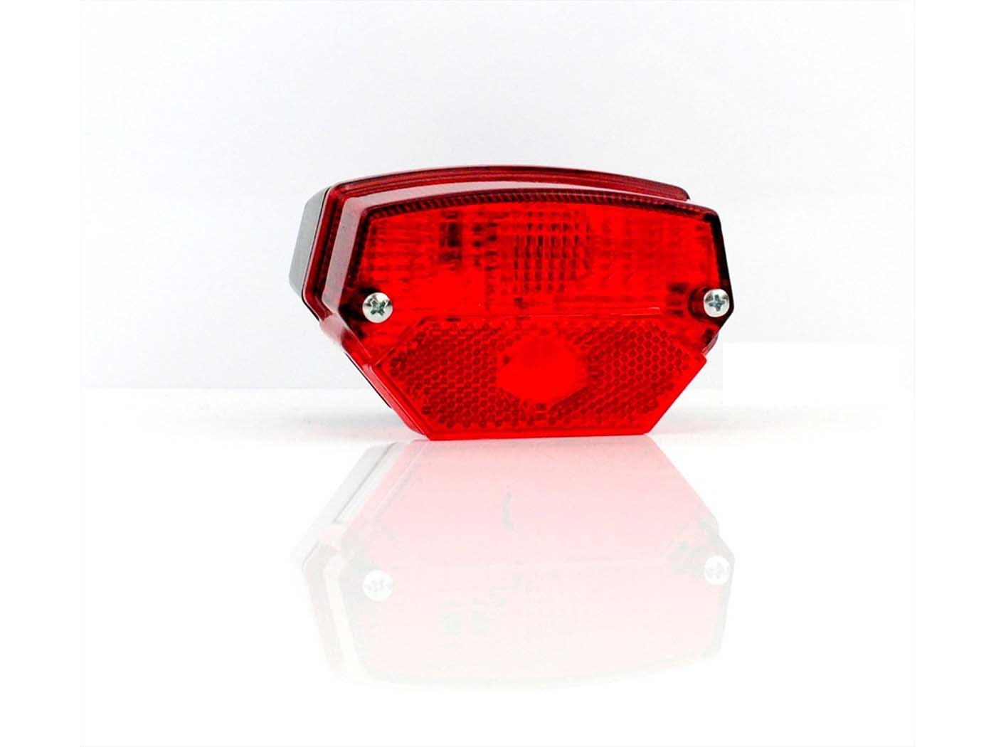 Rear Light ULO Color Glass Red For Hercules, Kreidler, Zündapp, Puch, BMW