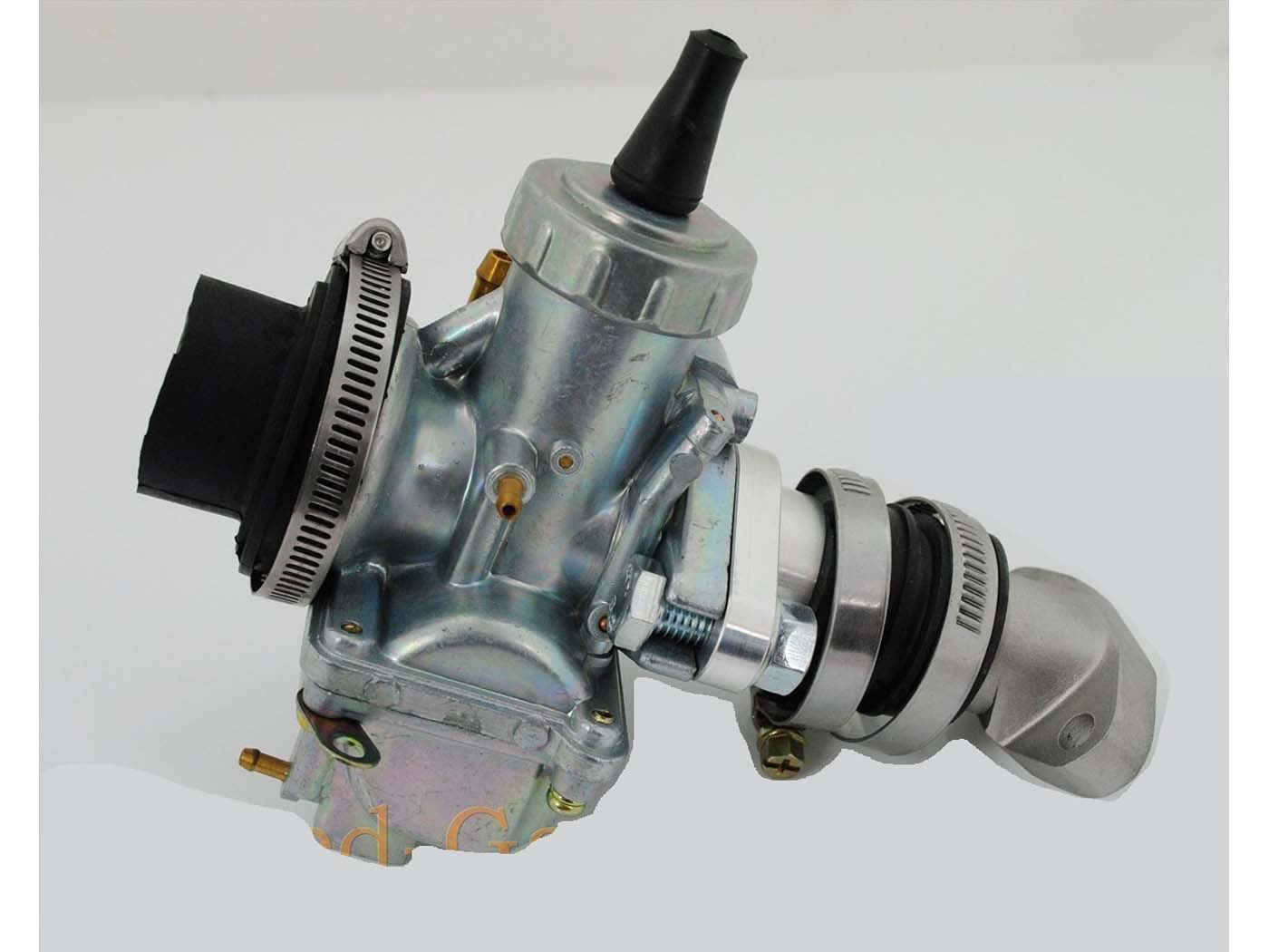 Carburetor 24mm With Intake Manifold And Connection Rubber For Zündapp GTS 50, KS C 50