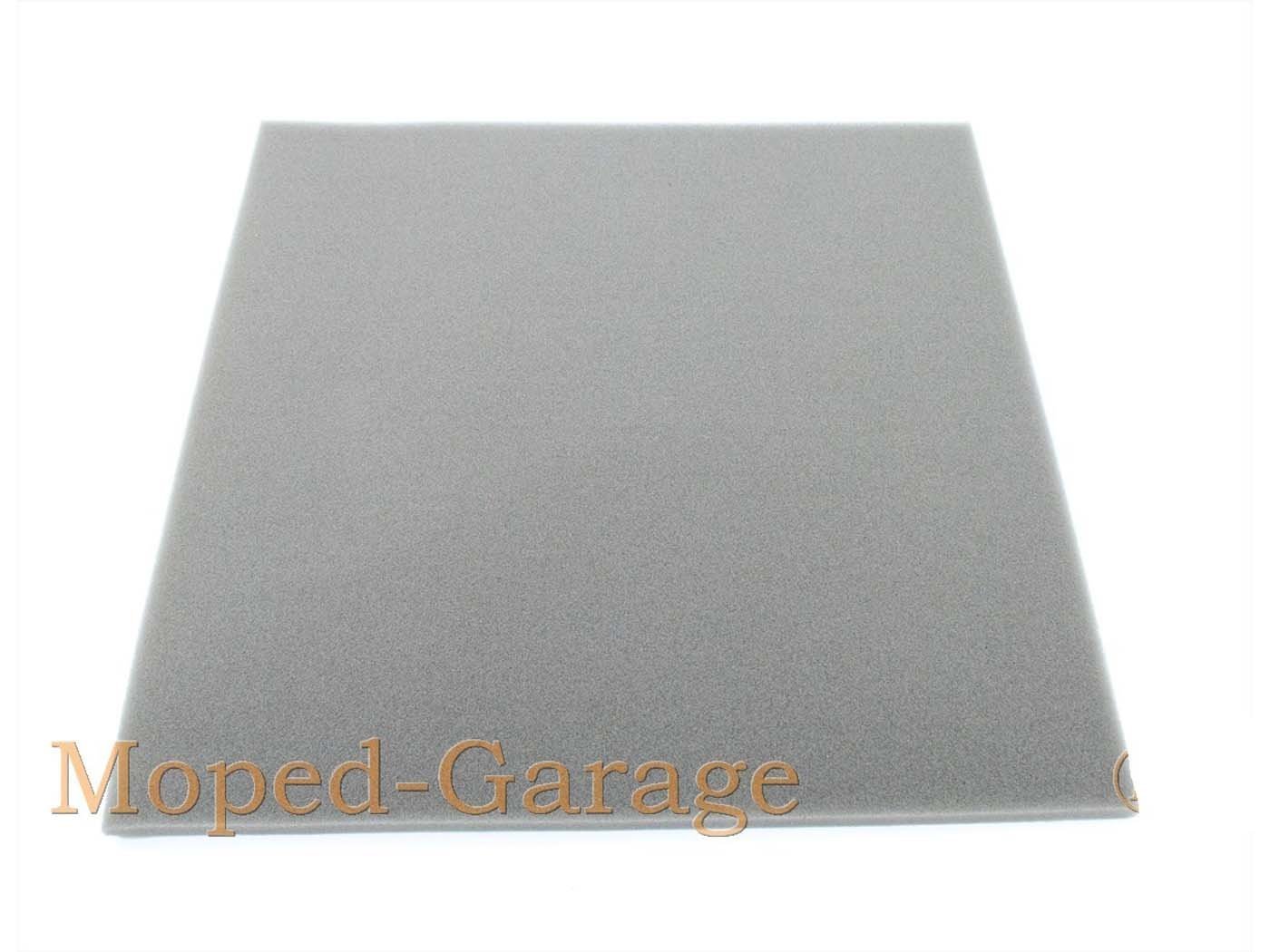 Air Filter Mat 33x33 Cm 10mm Gray For Hercules K 50 GS, 75 Prima, Ultra, MK, Supra, Zündapp GTS, KS, CS, CX, Hai, Kreidler Florett, Flory, MF, Puch, Simson, KTM, DKW