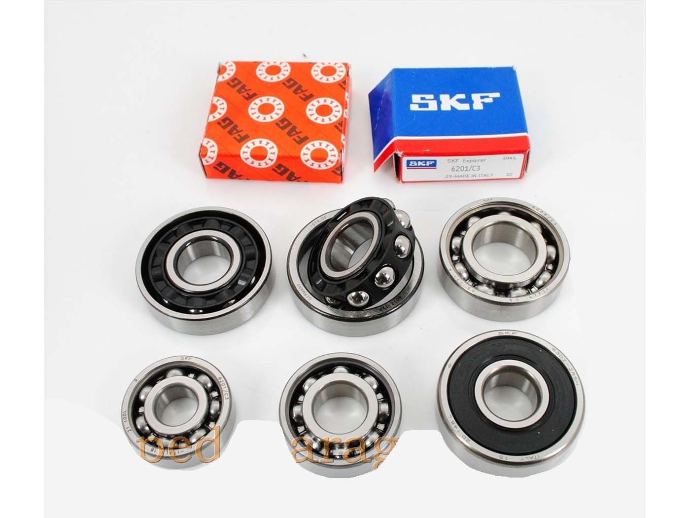 Bearing Set SKF For Kreidler Florett K 54, RS, RMC, LF, LH, TM, Super 4, Egg Tank