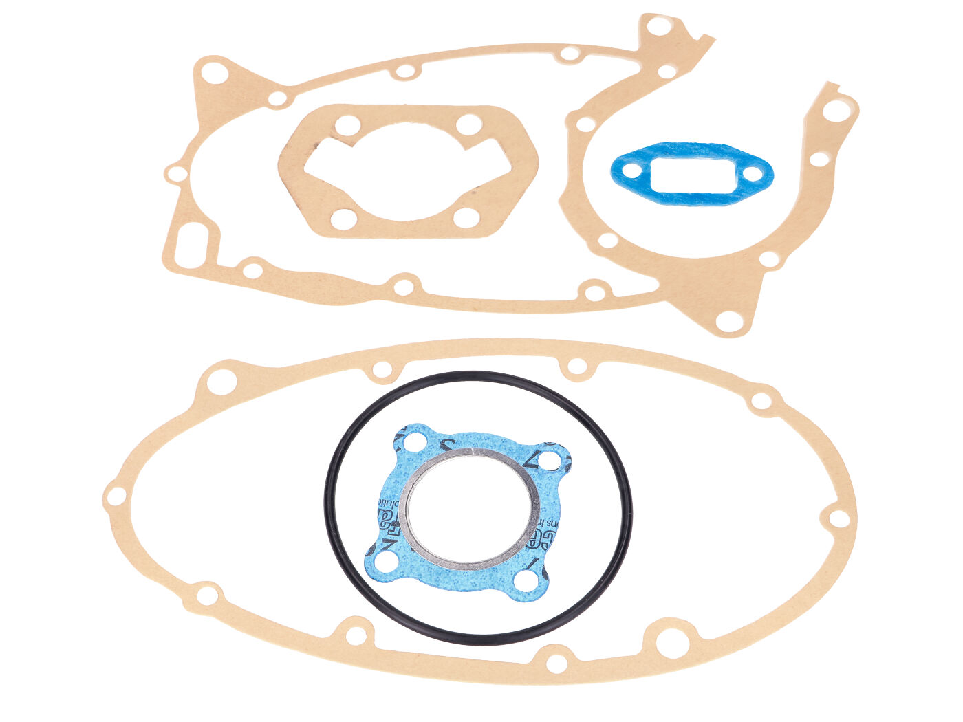 Buy now: Engine Cylinder Gasket Set 6-piece For Zündapp KS 50 WC Type 530 Engine Cylinder Gasket Set 6-piece For Zündapp KS 50 WC Type 530