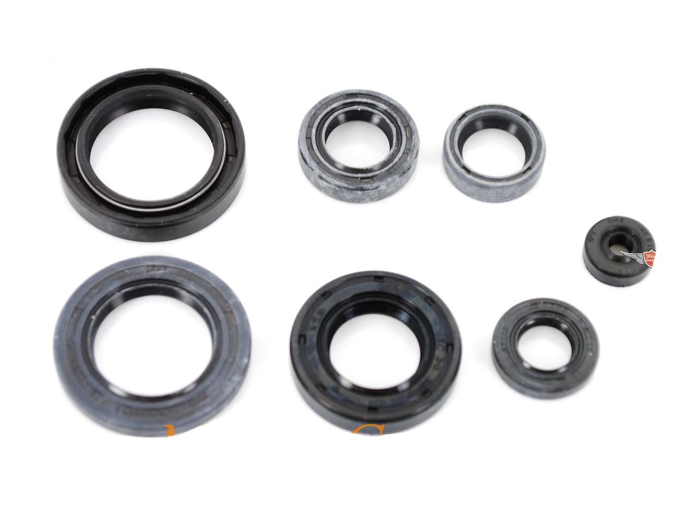 Engine Oil Seal 7 Pieces For Yamaha DT 50 MX, RD 50, TW, TY