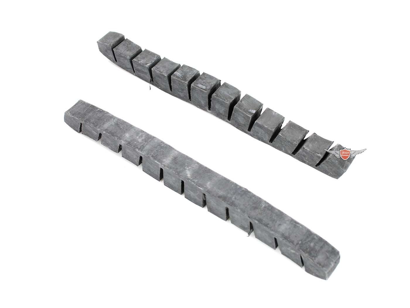 Cylinder Damping Rubbers 2 Pieces Length Approx. 190mm For Zündapp CS, CX, Hai, GTS, KS