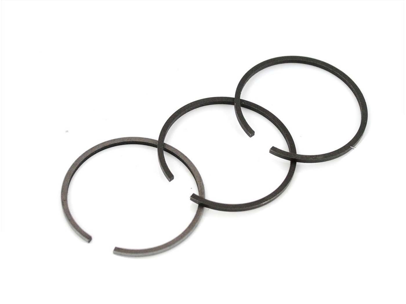 Piston Rings 3-piece Black For Velo Solex, 3800, 4800