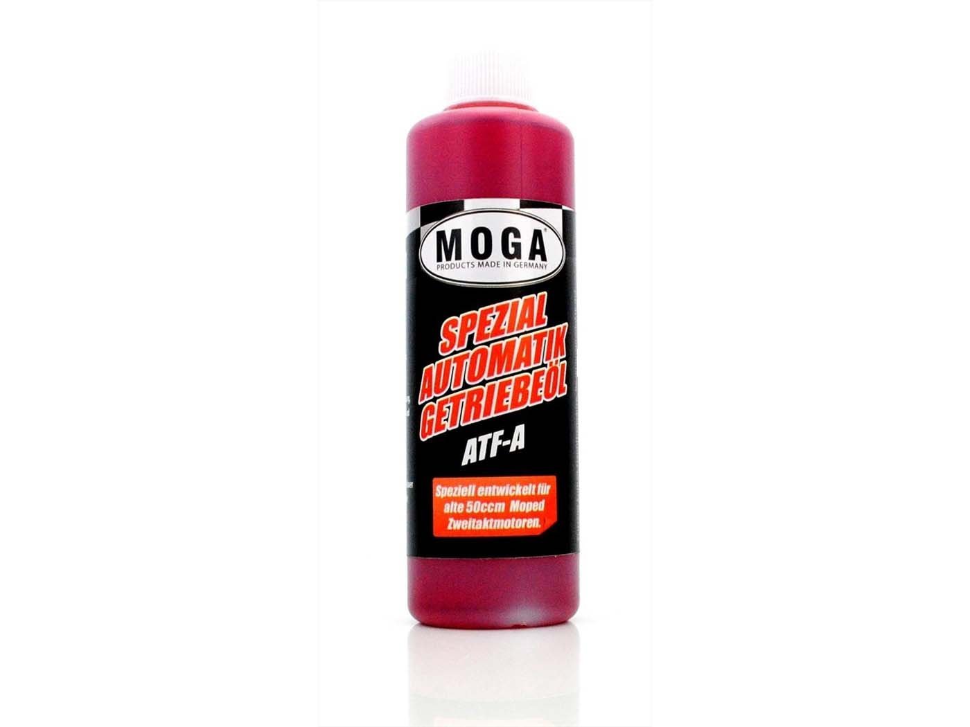Gearbox Oil Bottle MOGA 250ml For Zündapp, Kreidler, Hercules, Puch, Simson, Miele, DKW, NSU, KTM Moped Mokick