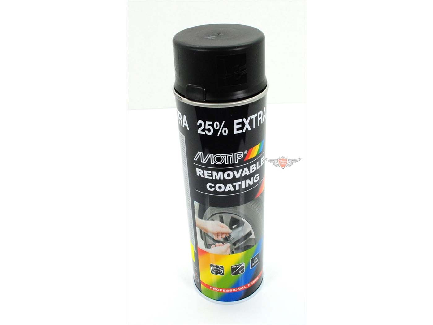 Spray Paint Can 500ml Black For Moped Mokick